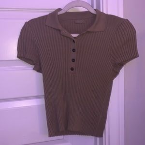 Brandy Melville collared top